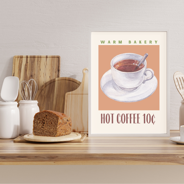 Warm Bakery Posters