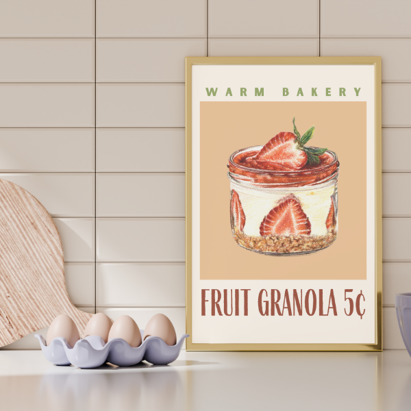 Warm Bakery Posters